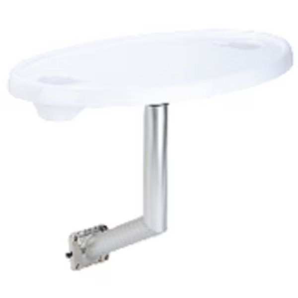 Oval Acrylic Table; Side Mt., Garelick, Mfr#: 75359